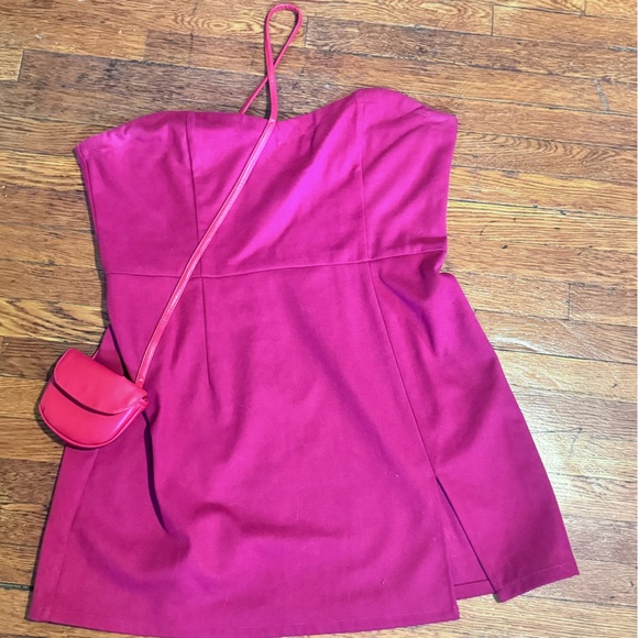 Fashion Brand Company Dresses & Skirts - FASHION BRAND COMPANY XL HOT PINK SWEETHEART TINY PURSE DRESS